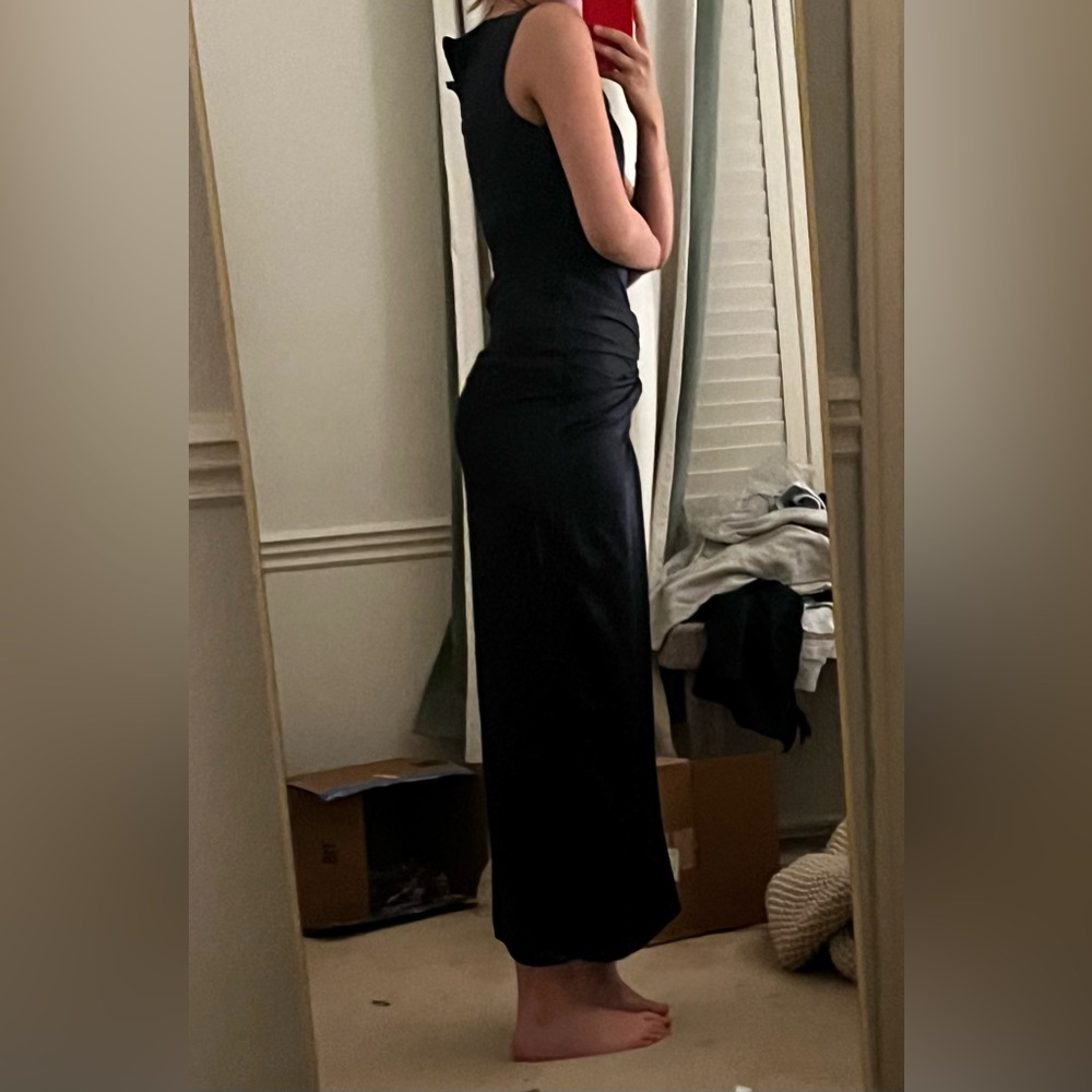Navy Prom Dress - Picture 2 of 2